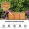 Acacia Wood Storage Bench Deck Box Outdoor Storage Seat Patio Garden